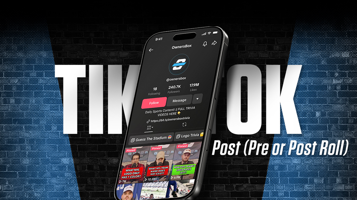 TikTok Post (Pre or Post Roll)